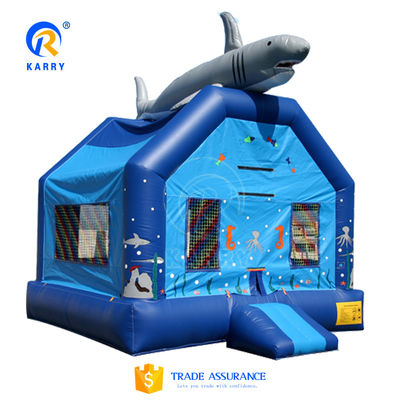 Accesorios de hilo castillo de salpicadero Happy Hop para niños dibujos animados Dophin juguete inflable