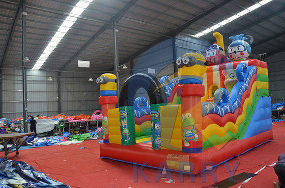 El tema de Peter Pan castillo de salto deslizante combo saltadores inflables divertidos con lonas de PVC
