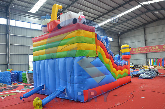 El tema de Peter Pan castillo de salto deslizante combo saltadores inflables divertidos con lonas de PVC