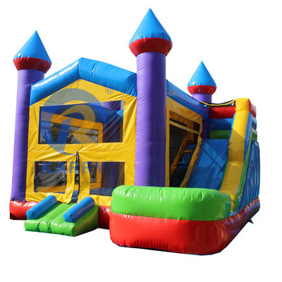 Popular Casa de rebote inflable con deslizamiento y características de deslizamiento de agua PORTABLE OEM. ODM