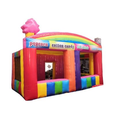 La fiesta es imprescindible alquiler comercial para niños estand de concesión con castillo inflable