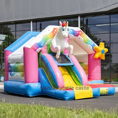 ExquisitelyOutdoor Playground niños deslizador inflable con soplador