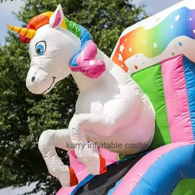 ExquisitelyOutdoor Playground niños deslizador inflable con soplador