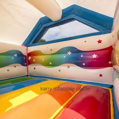 ExquisitelyOutdoor Playground niños deslizador inflable con soplador