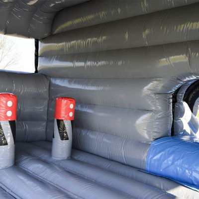 Unisex Inflable castillo de salto con tobogán El último KR-BH610 coche de parachoques inflable