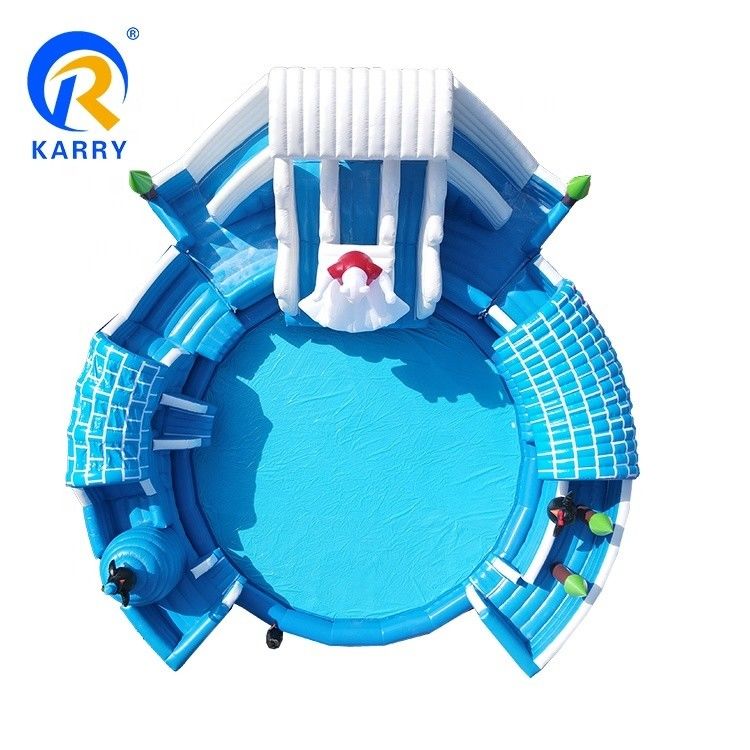 Parque acuático inflables de 15x15m Ideal para actividades de verano