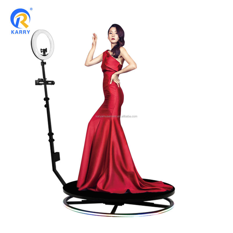 360 Video Photobooth Automático Con Led Ipad cámara Perfecto para eventos y fiestas