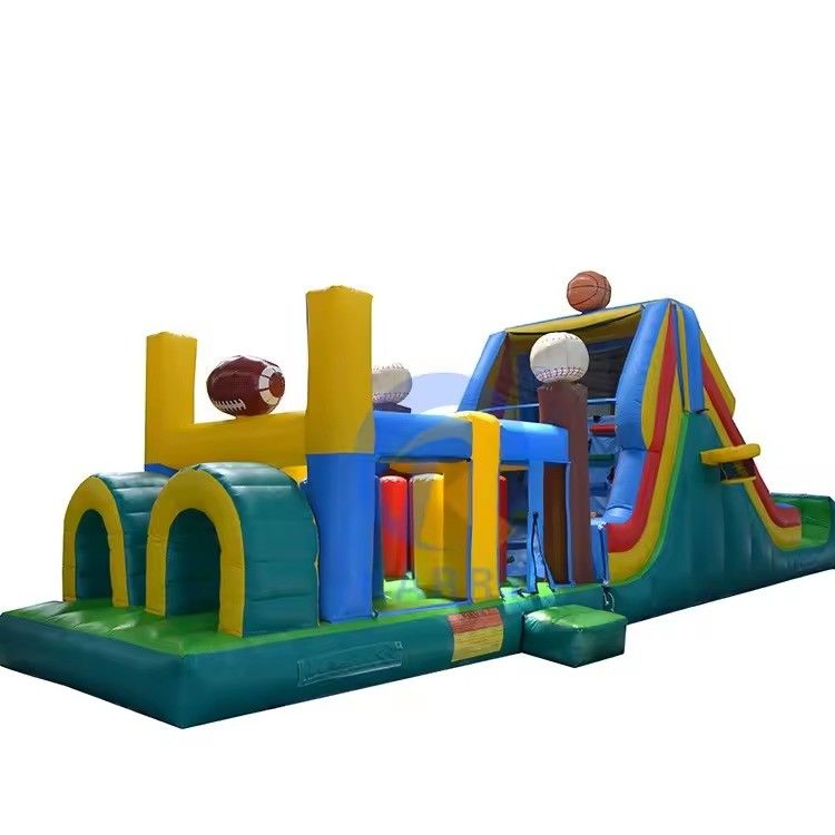 Curso de obstáculos inflable para alquiler 4x4x3m o para ocasión personalizada