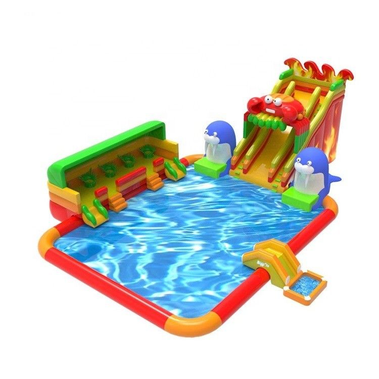 Juegos inflables de parque acuático para niños Opciones de color personalizadas para una aventura personalizada