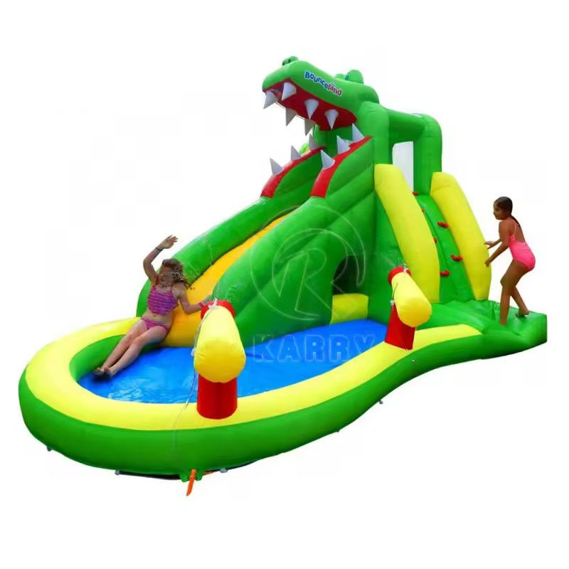 Material de PVC Juego para niños al aire libre Pequeño parque acuático inflable Juegos con y 5-10 pasajeros