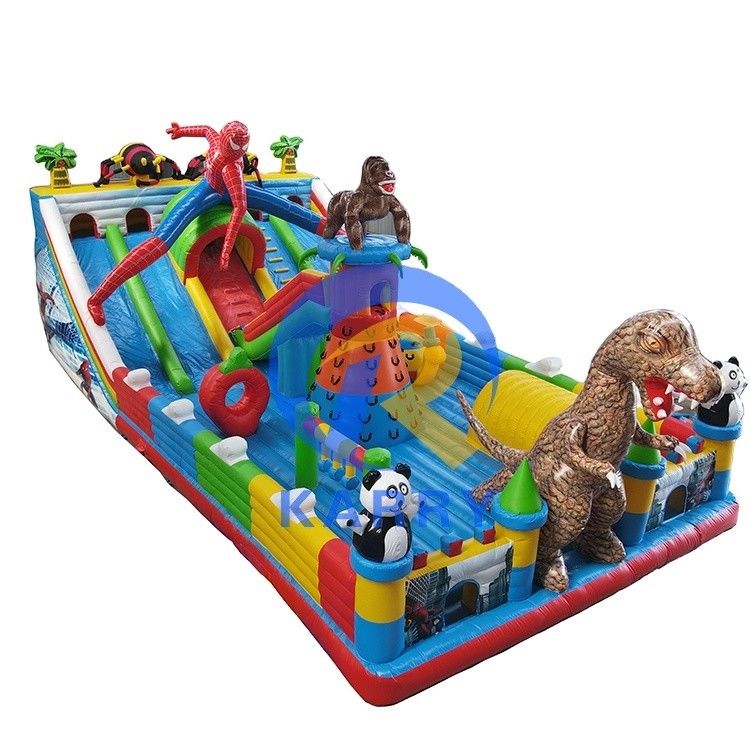 Salto más grande salpicador para niños y adultos tamaño personalizado patio de recreo inflable