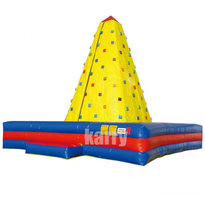 0.55mm PVC Tarpaulin pared de escalada artificial ideal para actividades deportivas con soplador