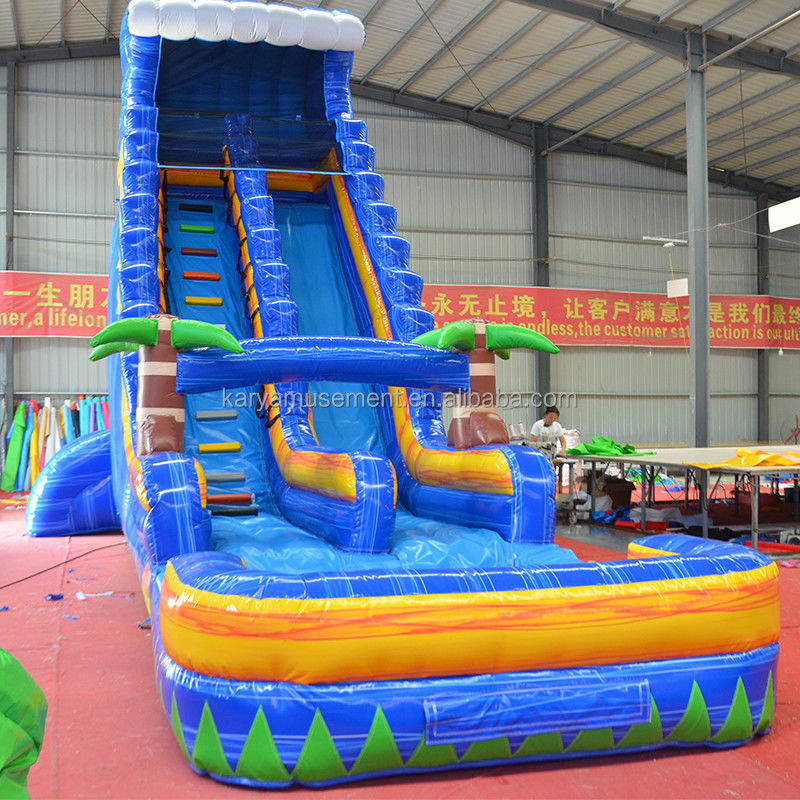 Agregue color a su patio de recreo con la combinación de diapositivas de castillo inflable personalizada