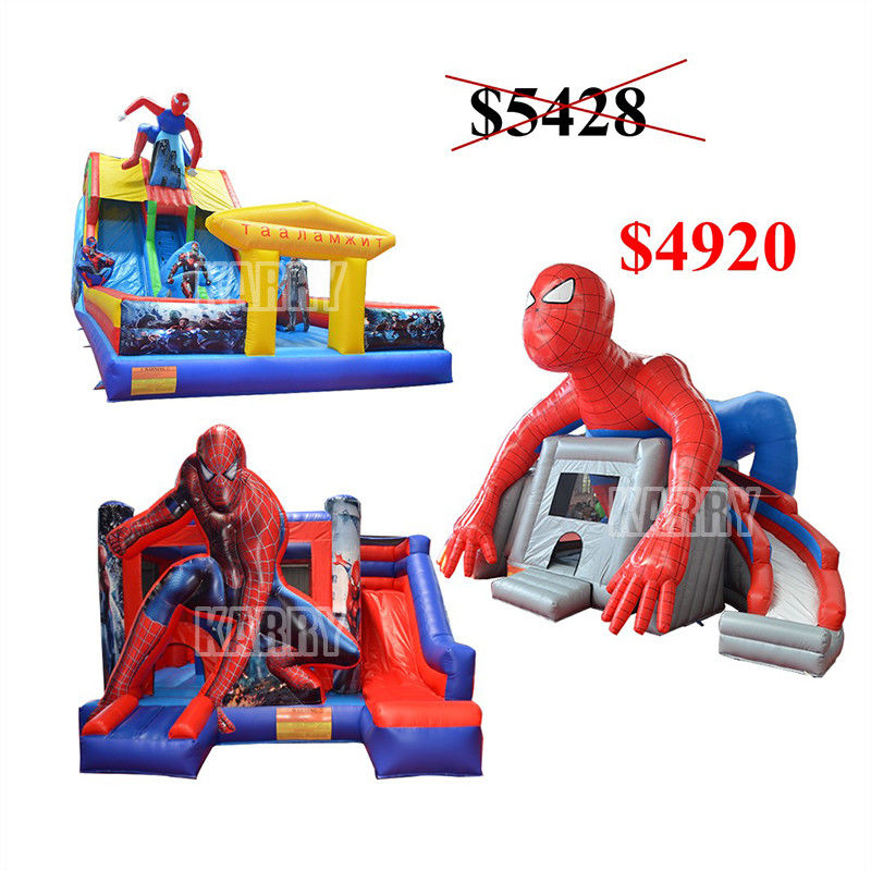 Castillo de salto inflable comercial de color personalizado Ideal para entretenimiento en interiores y exteriores