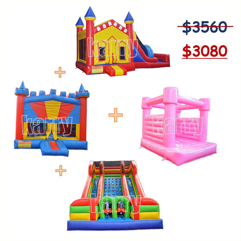 Septiembre Castillos inflables paquete Castillo saltante con color personalizado y soplador