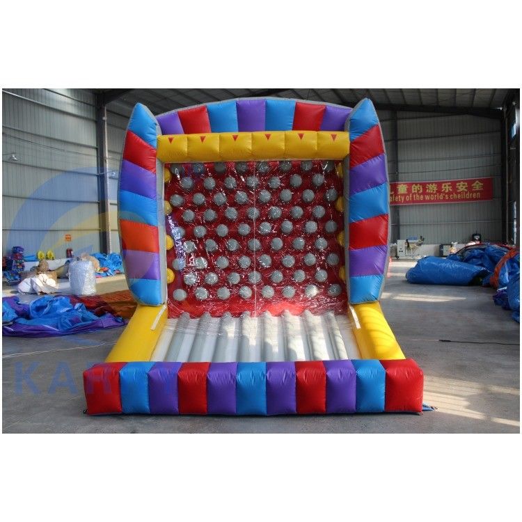 Juego de deportes con hinchazón de color naranja personalizado para la diversión familiar de carnaval