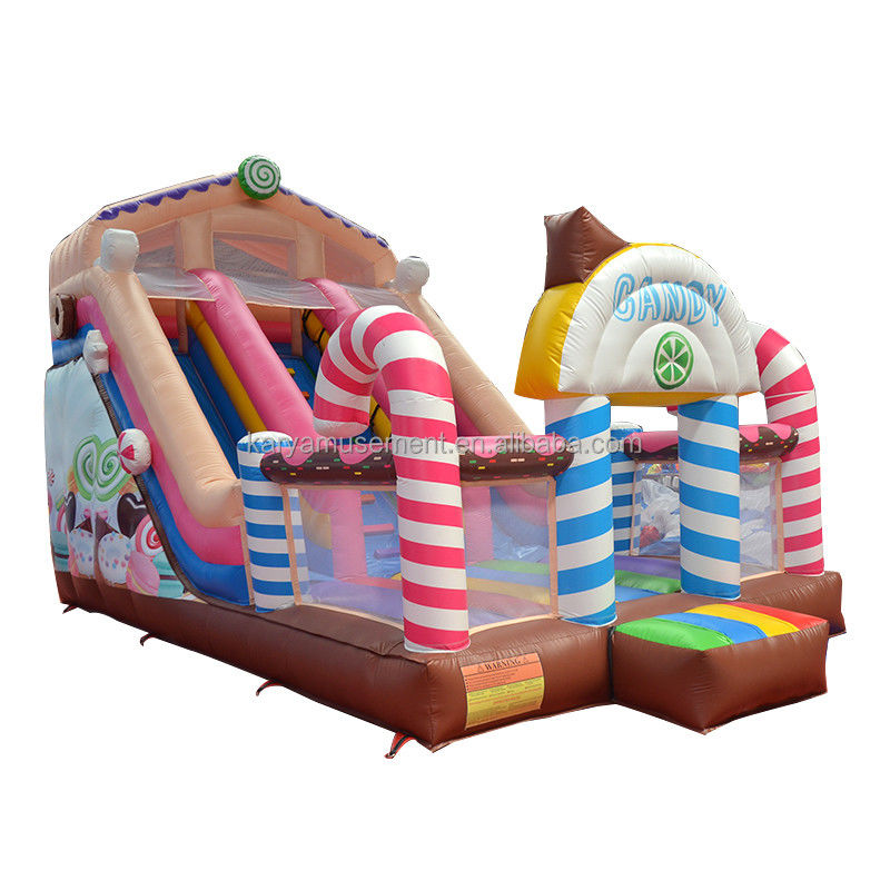 Casa de rebote inflable de PVC comercial de 2 carriles de 26 pies con puerta arqueada y soplador