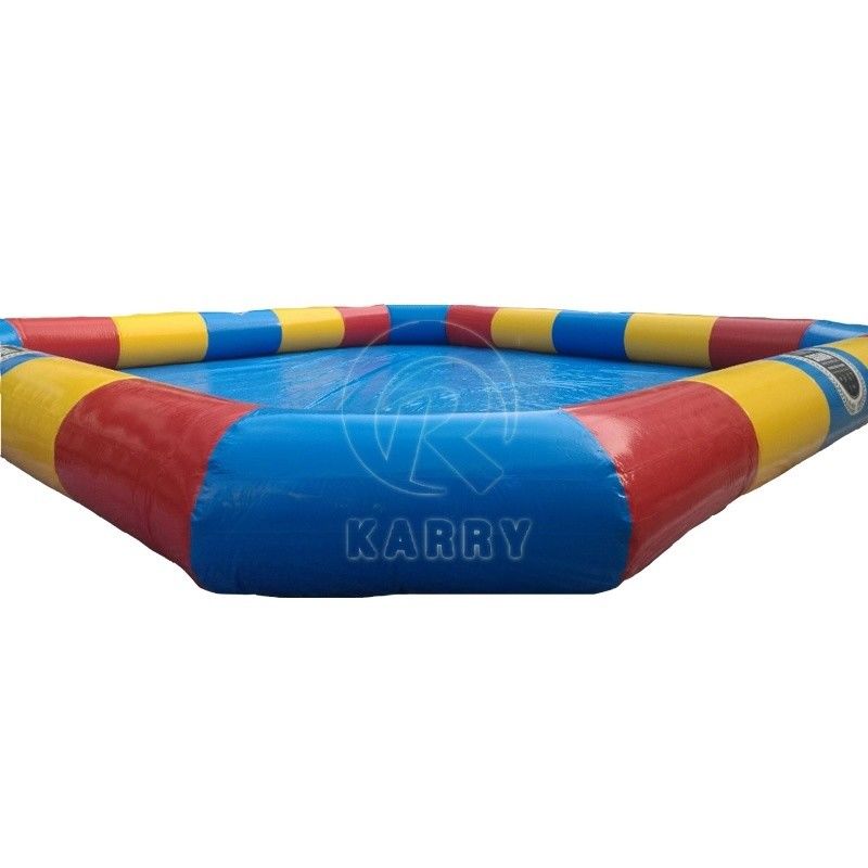 Entretenimiento acuático patio trasero piscina inflable Disfrute de botes con parachoques o bolas de agua