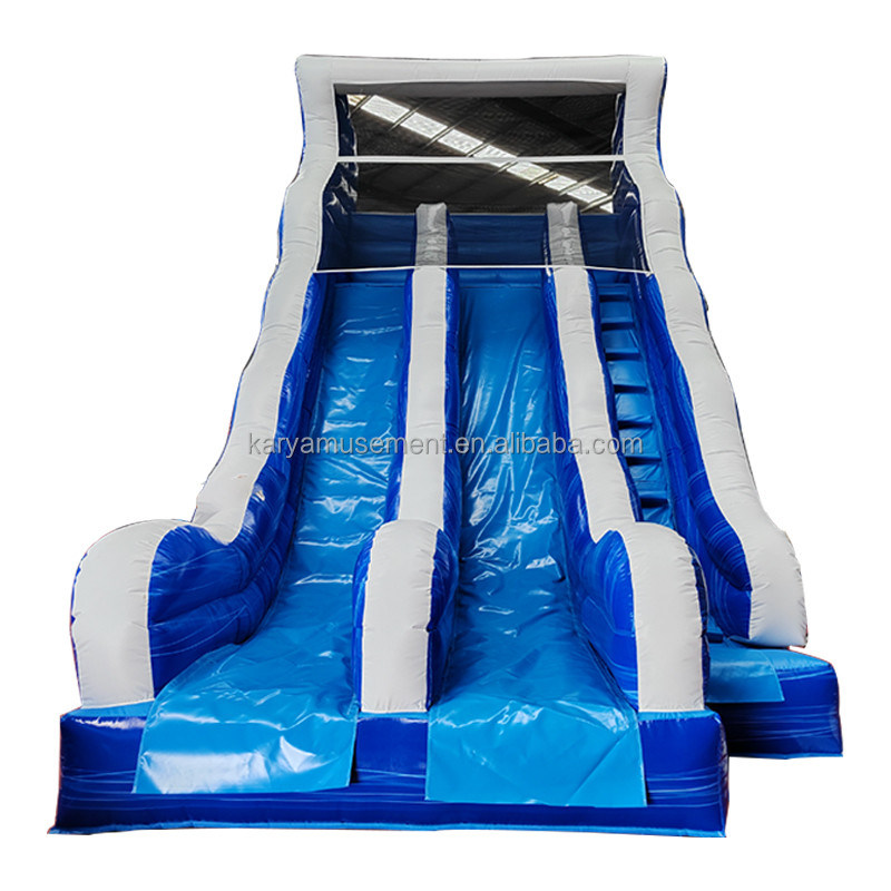 Parque acuático inflable de tamaño pequeño con doble deslizamiento N deslizamiento Entretenimiento acuático interior y exterior