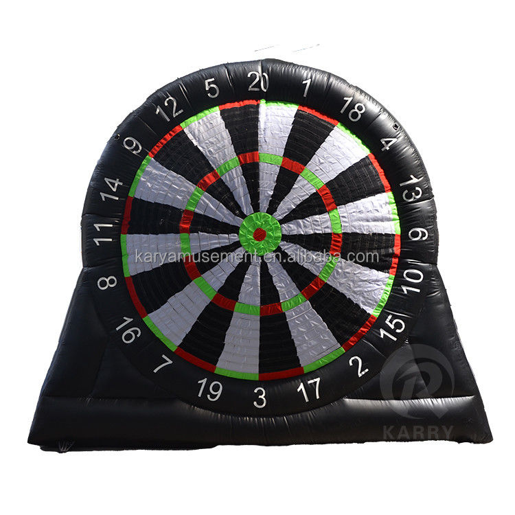 Juego de deportes de PVC de tamaño personalizado inflables Dart Fútbol para jugadores unisex 14 años o más