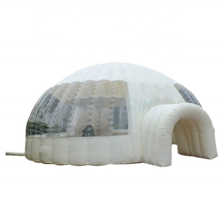Tienda inflable exterior hermosa blanca y hermética KR-T17 en cualquier color
