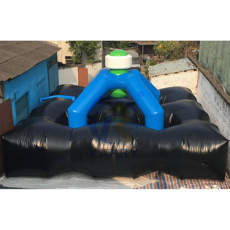 Arena de etiqueta láser inflable de PVC personalizada para juegos deportivos interactivos asequible