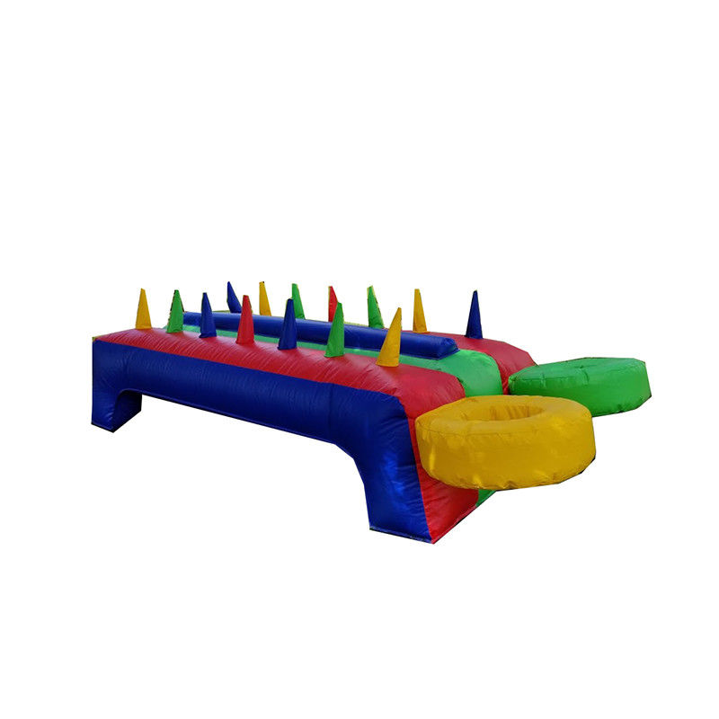 Colorida bola de aire de mesa inflable para el juego de papas calientes interactivo en el alquiler de la fiesta