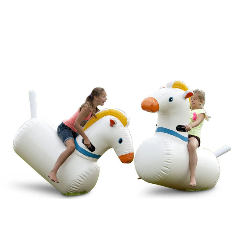 Juegos deportivos interactivos Inflables Caballo de carreras de Derby para niños y adultos Materia PVC
