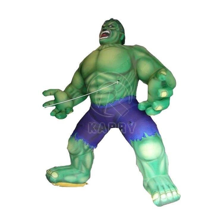 Publicidad al aire libre Inflable Hulk gigante y Spiderman modelo para eventos llamativos
