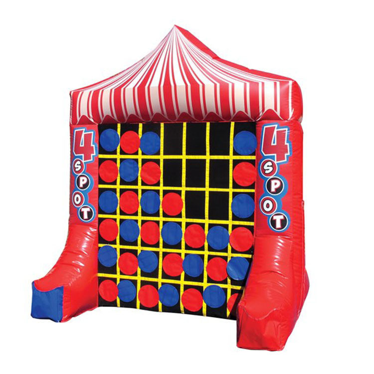 Juegos deportivos interactivos portátiles coloridos Juego de carnaval Tic Tac Toe Pared y conectar 4