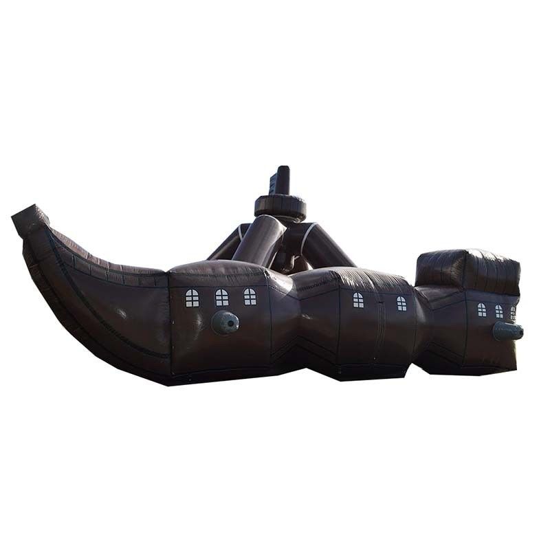 Arena de etiquetado con láser inflable para juegos deportivos interactivos para adultos y laberinto de campo de batalla de PVC