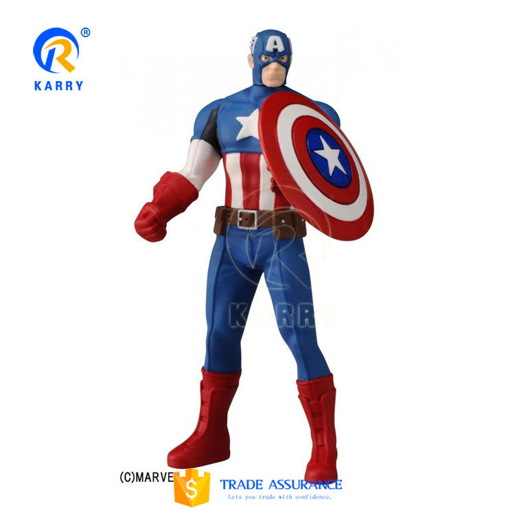Buscamos un PVC duradero Superhéroe Marvel Inflable Capitán América No busques más