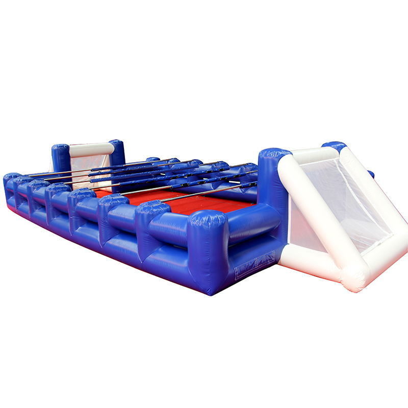 Juego de fútbol de mesa humano Campo de deporte inflable con soplador Por mar / Por transporte aéreo