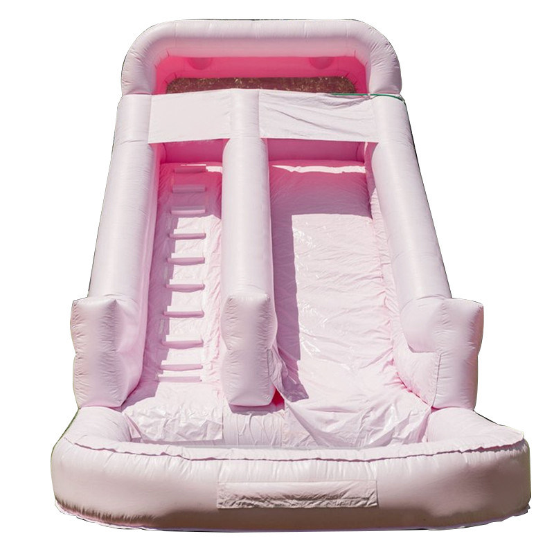 Alquiler comercial de toboganes inflables con salto en la piscina y populares en el mercado