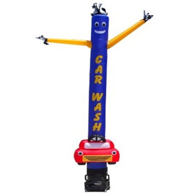 Hombre bailarín de aire multicolor EN71/CE Certificado Lavado de automóviles Hombre de onda aérea inflable