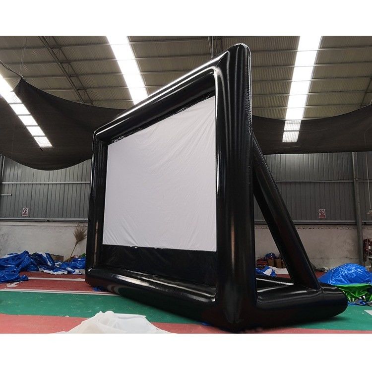 EN71/CE Certificado Super Fun Pantalla de cine de castillo inflable para publicidad exterior