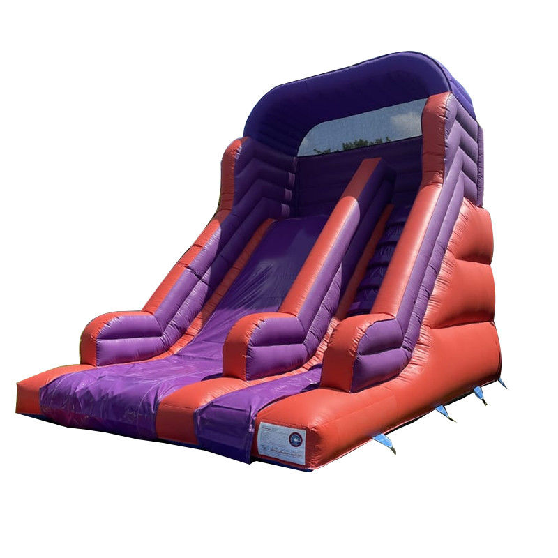 Salto en el patio trasero trineo seco para niños y adultos trineo de agua pvc púrpura en interiores