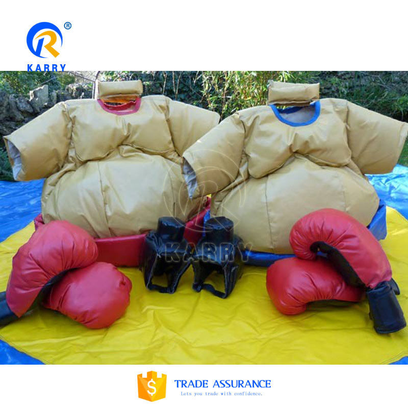 PORTABLE y personalizable más recientes trajes de lucha de sumo inflables para juegos de deportes calientes
