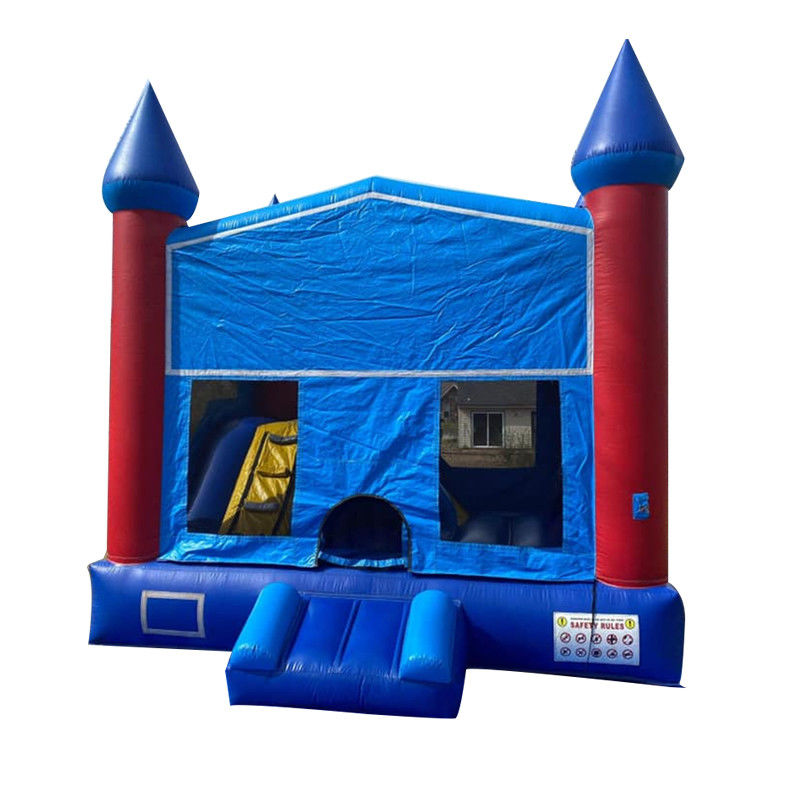 Casa de rebote inflable de PVC con deslizamiento interior