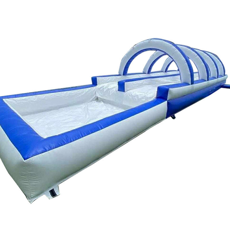 Deslizador de agua de color personalizado inflable con piscina de agua grande 12x3x3m o tamaño personalizado