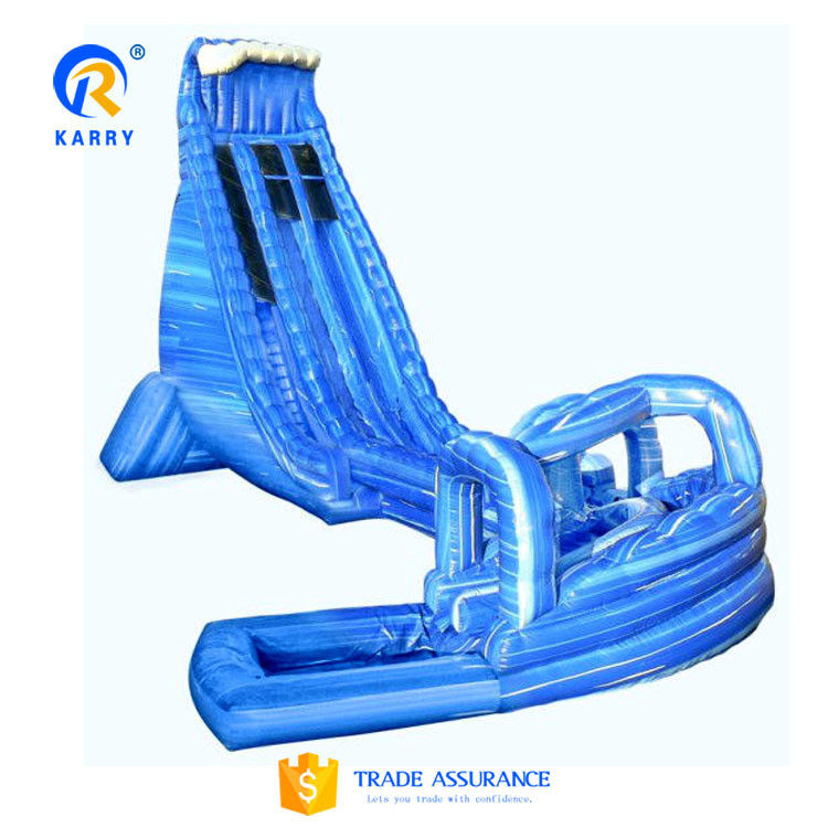 Logotipo personalizado Impreso Largo Largo Slide Combo de Slide de Piscina Inflable para la diversión al aire libre Combo