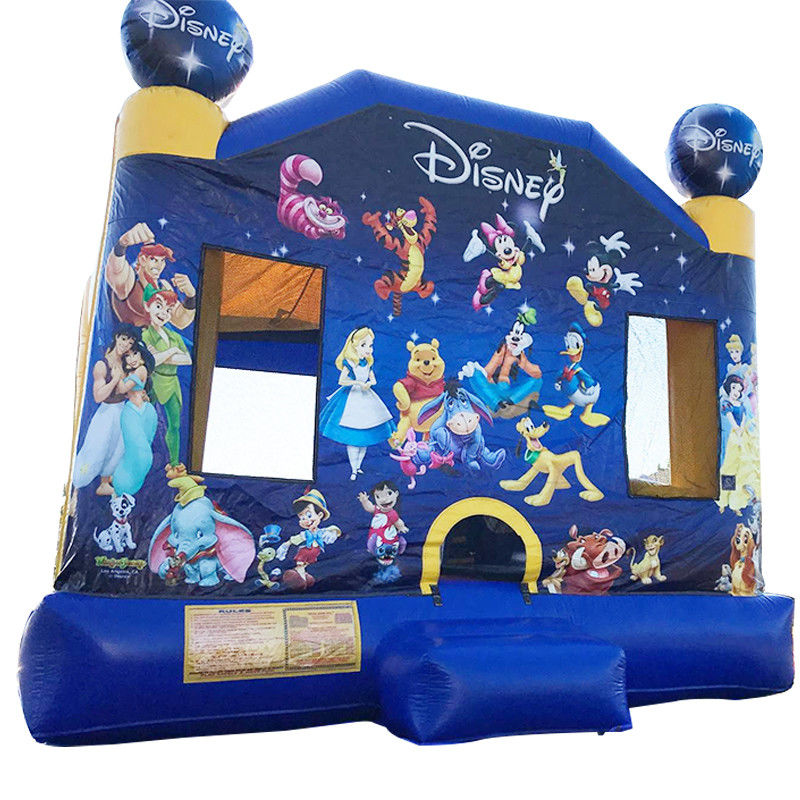 Casa de salto con tema de dibujos animados PVC Trampolín inflable Castillo para niños CE/EN71/EN14960