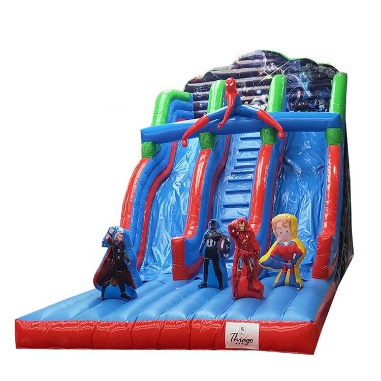 Tamaño personalizado tobogán de agua inflable para entretenimiento al aire libre y parque de diversiones
