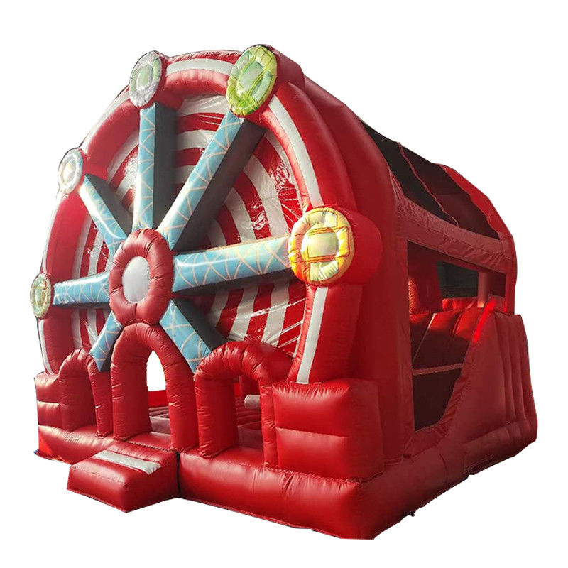 2024 19 pies Roda Rueda de Ferris Inflable Casa del Castillo Slide Combo para personalizar Aceptado