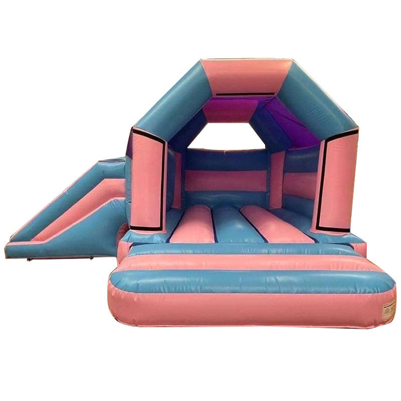 14 Años de edad, castillo de trampolín inflables con color personalizado