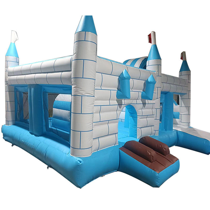 Última popular Obstáculo inflable Casa de castillo interior combinado tobogán para alquiler de fiestas