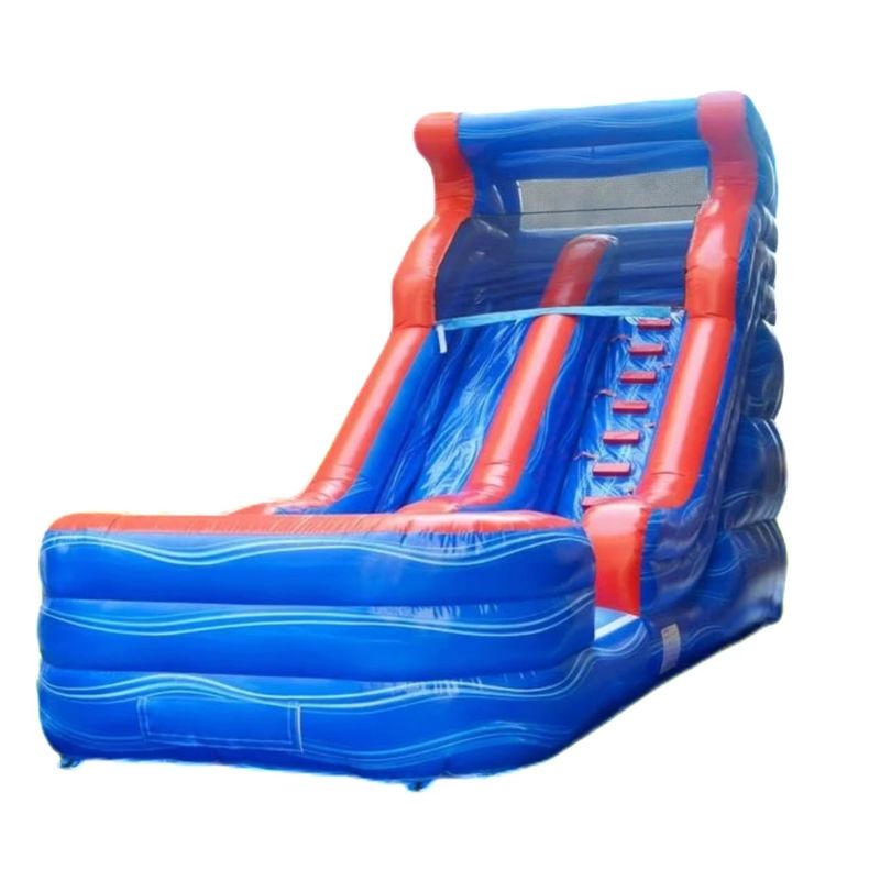 Parque de diversiones para niños Gran tobogán de agua de juguete inflable con piscina de tamaño personalizado