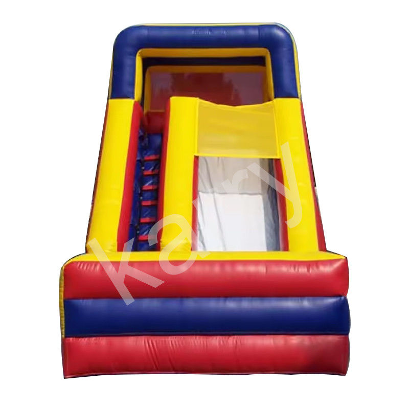 Grandes toboganes de salto inflables al aire libre con tamaño personalizado y material de lona de PVC