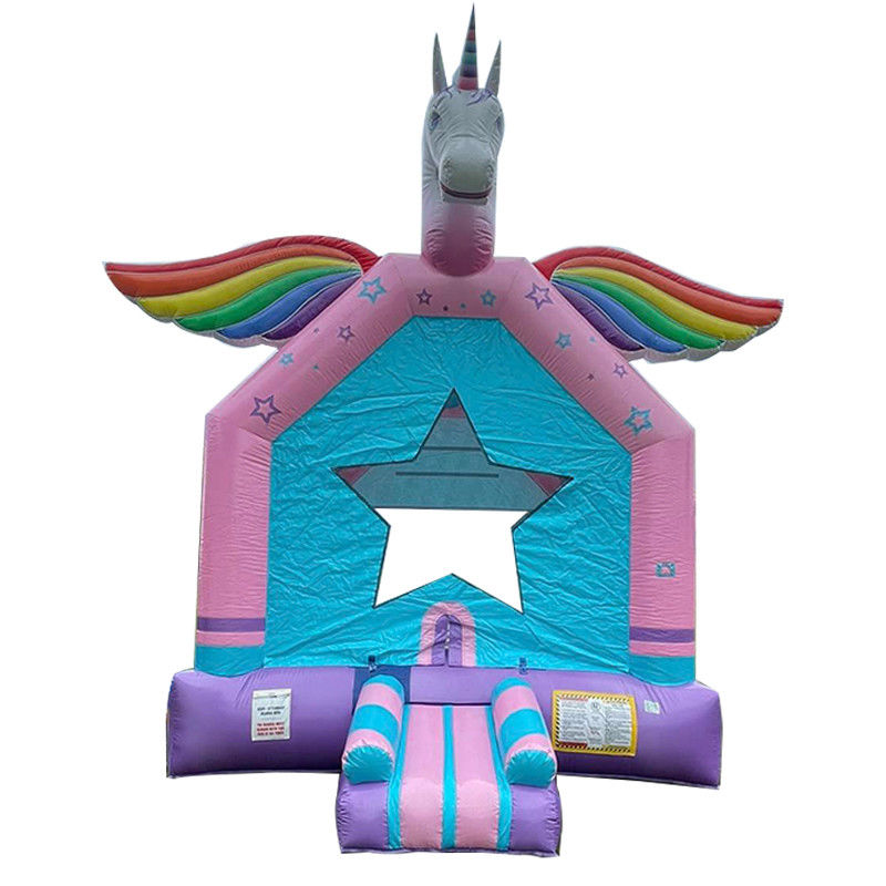 Tamaño personalizado PORTABLE Casa Jardín Castillo de salto para el tiempo de juego en interiores y exteriores