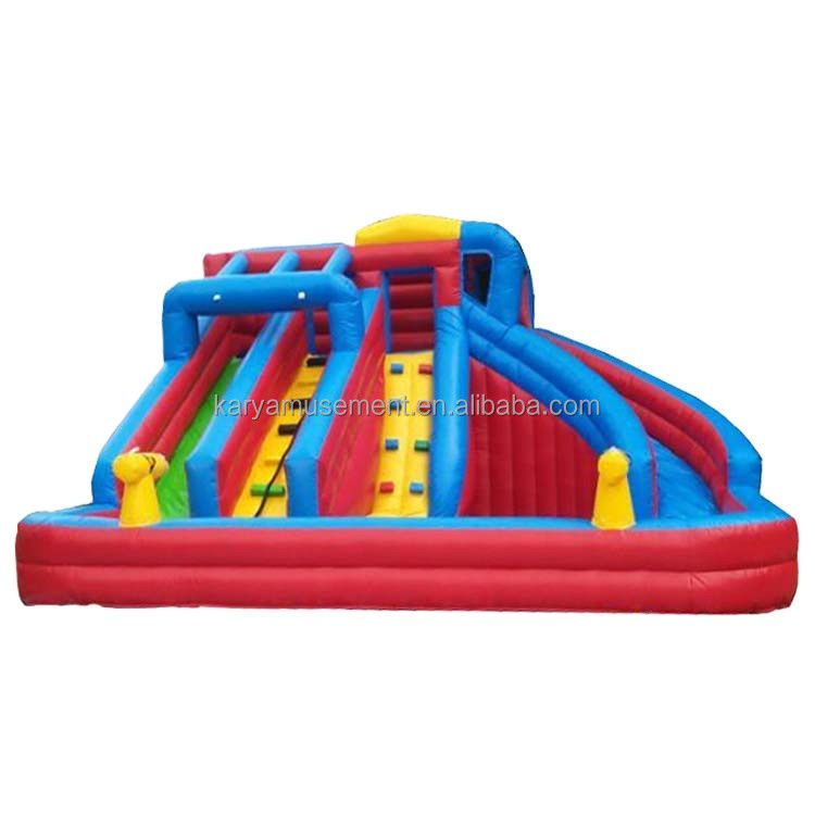 Verano Gran piscina tobogán castillo inflable para niños piscina al aire libre juego de escalada
